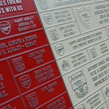 Arsenal Celebration Corner Zinc_Etched_Arsenal_Celebration_Corner